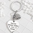 thumbnail image 4 of 2022 Heart Pendant Keychain: Stainless Steel Bag Charm Key Ring for Son Daughter, 4 of 5