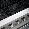 thumbnail image 5 of Cosmo 36 Inch 6 Cubic Foot Gas Range Convection Oven with 6 Italian Burners, 5 of 15
