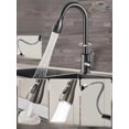 thumbnail image 1 of Grifo extraíble de cobre para cocina, lavabo gris para verduras, para uso doméstico, giratorio, dos en uno, para agua caliente y fría, para piscina, 1 of 2
