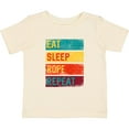 thumbnail image 3 of Inktastic Team Roping Eat Sleep Rope Repeat Boys or Girls Baby T-Shirt, 3 of 5