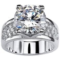 thumbnail image 1 of Argollas de Con Mucho Brillo High Monaco RadiantGlo 1Pza Talla 9 19mmØ Circonia/Metal Plata, 1 of 1