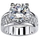 thumbnail image 1 of Argollas de Diamantes Brilloso RadiantGlo 1Pza Talla 10 19.8mmØ Circunferencia 61mm Circonia/Metal Plata. High Monaco MXRGL-021, 1 of 1