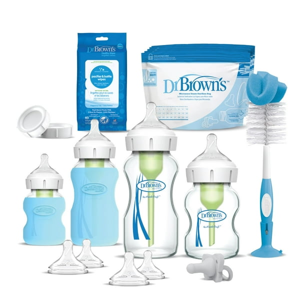 Set de biberones Dr. Brown's Natural Flow anticolic Glass