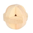 thumbnail image 2 of Madera Bola De Hámster De Madera De 6 Cm/2,4 Pulgadas, Juguete Deportivo Interactivo Para Masticar, Suministros Para Mascotas Pequeñas, 2 of 7