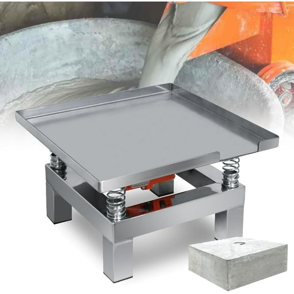 10KG Load Capacity Vibrating Machine, 13.8x13.8 Concrete Vibration Table, 50W Small Vibrating Test Bench, Injection Molding Vibrating Platform