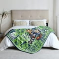 thumbnail image 3 of Football Blanket Gifts, Football Style Throw Blanket for Football Fans, Super Soft Cozy Football Flannel Blanket for Bedroom Living Room 60" X 50", 3 of 6