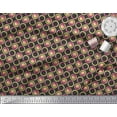 thumbnail image 3 of Soimoi Cotton Duck Fabric Floral & Circle Geometric Print Fabric by Yard 42 Inch Wide, 3 of 3
