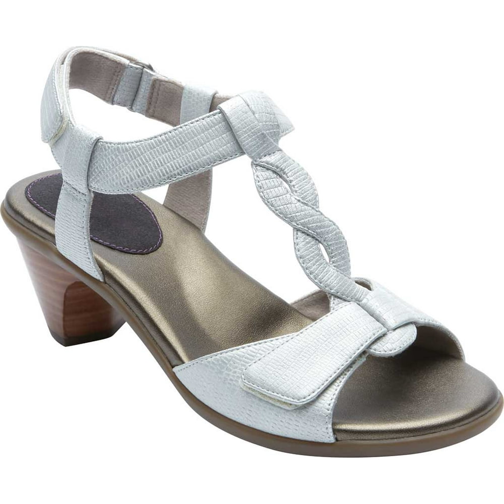 Aravon Women's Aravon Medici T Strap Heeled Sandal