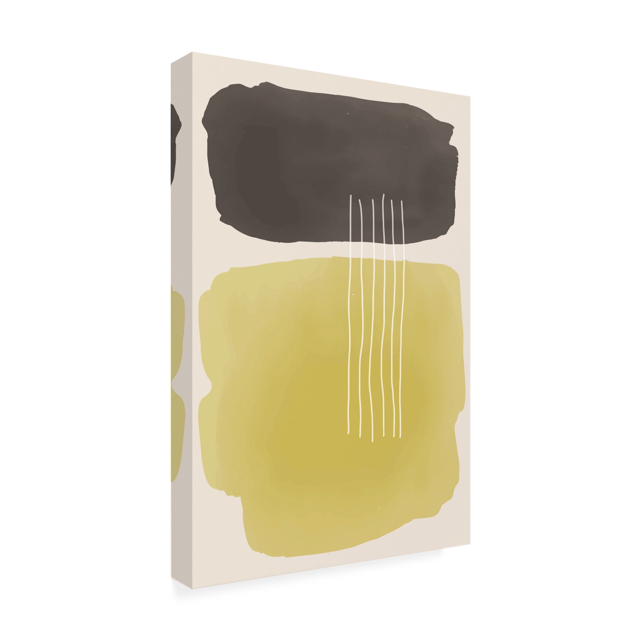 Trademark Fine Art jay stanley Watercolor Shapes Series 2 Canvas Wall Art