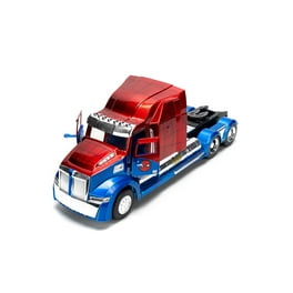 ミニカー 1:24 TRANSFORMERS WESTERN STAR 5700 Jada Transformers 1/24 Optimus Prime Western Star 5700 XE
