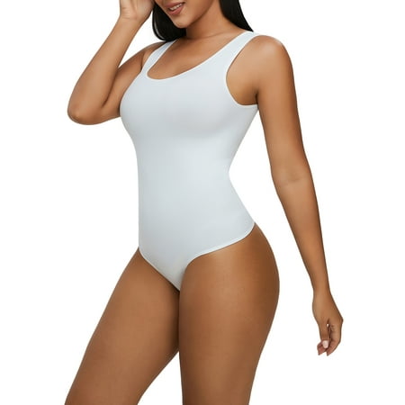 

DODOING Bodysuit Shapewear for Women Tummy Control Seamless Body Shaper Tops Butt Lifting Full Body Shapewear