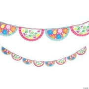 Luau Bunting Garland, Luau, Tiki Party Decor, 1 Piece