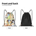 thumbnail image 5 of Lsque Bluey Print Drawstring Backpack Bag Sport Gym Sackpack Cinch Bags Drawstring Bags Draw String Sport Bag-Small, 5 of 8