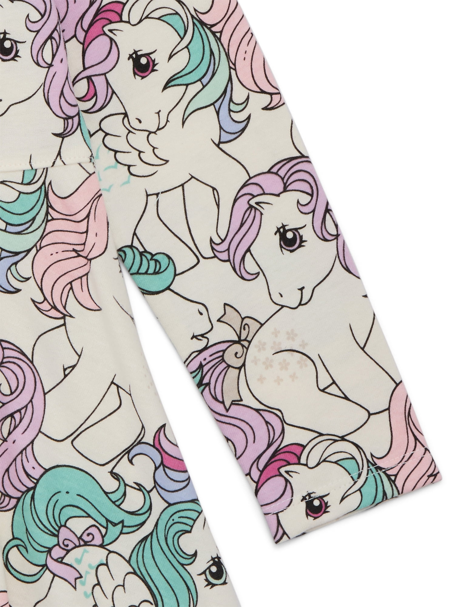 My Little Pony Toddler Girls' Print Dress with Long Sleeves, Sizes 12M-5T