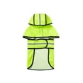 thumbnail image 1 of Billuyoard Chubasquero universal reflectante de noche para mascotas, chaqueta de lluvia transpirable con capucha, mono, ropa impermeable para Ropa para mascotas Verde Fluorescente XL, 1 of 6
