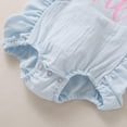 thumbnail image 5 of Fesfesfes Summer Rompers Baby Girls Letter Printed 1st Birthday Gift Sleeveless Jumpsuit Casual Bodysuit Onesie, 5 of 9