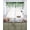 Green, variant on Green Spring Botanical Swag Valances for Windows, Small Curtains Drapes, Weeping Eucalyptus Butterfly Kitchen Window Curtains Over Sink Window Treatment Valance for Bedroom/Bathroom 56"x36"