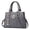 91260Gray, variant on PORT&LOTUS Women's Handbag with Double Top Handle Leather Handbags for Women with Shoulder Strap Tote Handbags for Women with Multi Pockets Travel Tote Bags for Women