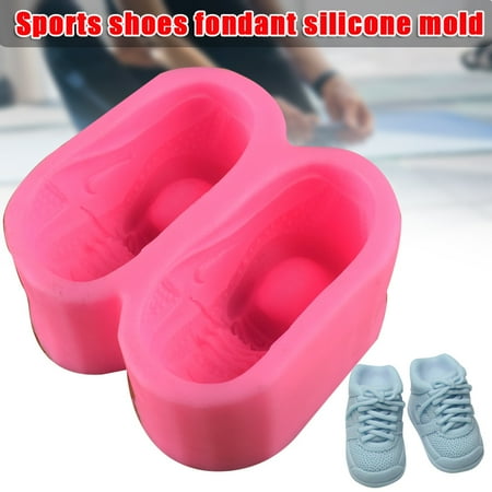 

Sport Shoes Shape Fondant Silicone Mold for Cake Decorating Cupcake Topper Candy Chocolate Jello Making
