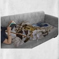 thumbnail image 6 of Outer Space Soft Flannel Fleece Blanket, International Station Scenery Science Deep Dark Matter Search on Earth Design, Cozy Plush for Indoor and Outdoor Use, 70" x 90", Multicolor, by Ambesonne, 6 of 6