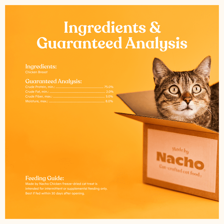 Made by Nacho Freeze-Dried Chicken Breast Cat Treats, 0.9oz photo 5