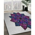 thumbnail image 2 of Ahgly Company Indoor Rectangle Patterned Plum Purple Novelty Area Rugs, 5' x 7', 2 of 6