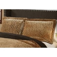 thumbnail image 4 of Cheetah Velvet Plush Print Bedding Comforter Mini Set, 4 of 5