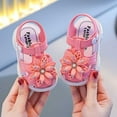 thumbnail image 2 of Little Girls Shoes Girls Flat Sandals Breathable Girls Sandals For Toddlers 1 5 Years Lightweight Comfortable Casual Outdoor Summer Play Shoes For, 2 of 9