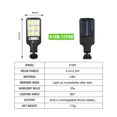 thumbnail image 3 of PURELY- 1200000Lm Led Solar Flood Light Security Motion Sensor Outdoor Yard Street Wall, 3 of 6