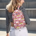 thumbnail image 5 of Fotbe Cartoon Chicken Mochila de Lona con Estampado, Mochila Duradera, Mochila Versátil de Alta Calidad, Mochila Compacta Vintage-Medium, 5 of 5