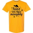 thumbnail image 3 of Inktastic Christmas Nice Until Proven Naughty T-Shirt, 3 of 5