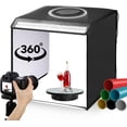 thumbnail image 4 of JAYEGT 2 in 1 / 3 in 1 Motorized Rotating Display Stand with Replacement Cover，Max 22lbs Load , 360 Degree Electronic Turntable Display Stand for Photography Products Shows, Jewelry, Watch, 3D Models,, 4 of 7