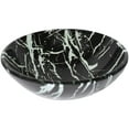 thumbnail image 4 of Novatto TID-035BN Pallina Black and White Faux Marble Glass Vessel Bathroom, 4 of 11