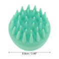 thumbnail image 3 of Unique Bargains 1 Pc Handheld Hair Shampoo Brush for Head Massage 3.46"x3.46" Green, 3 of 6