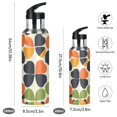 thumbnail image 2 of Yayeee 33oz Double Wall Stainless Steel Water Bottle with Flip Straw, Black Clover Pattern, 2 of 7