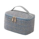 thumbnail image 5 of Bolsa de maquillaje con cremallera, estuche grande para cosméticos para mujeres y niñas, bolsa portátil multifunción, bolsa de viaje para baño, bolsa Azul, 5 of 8