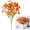 D1_Orange 14.17", variant on SMKE Fall Artificial Fake Faux Florals,Realistic Fake Mums,Harvest Party Fake Flower Bouquet,Long Lasting Fake Autumn Blooms,Decorative Leaf Branches,Potted Artificial Plant Decor