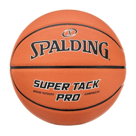 Spalding Super Tack Pro Indoor and Outdoor Basketball, 29.5 In.