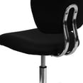 thumbnail image 3 of Mid-Back Black Mesh Padded Swivel Task Chair with Chrome Base, 3 of 9