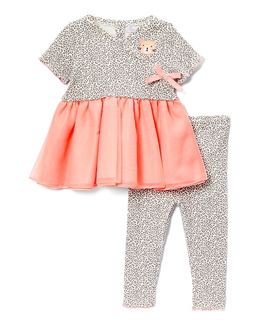 Quiltex Baby Girl & Toddler Girl Two Piece Pant Set