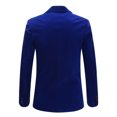 thumbnail image 2 of Chaqueta de traje informal de moda de terciopelo burdeos para otoño e invierno para hombre, para boda, novio, cantante, 2 of 5