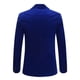 thumbnail image 4 of Chaqueta de traje informal de moda de terciopelo burdeos para otoño e invierno para hombre, para boda, novio, cantante, 4 of 5