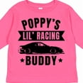 thumbnail image 4 of Inktastic Poppy's Lil' Racing Buddy with Car Silhouette Boys or Girls Long Sleeve Toddler T-Shirt, 4 of 5