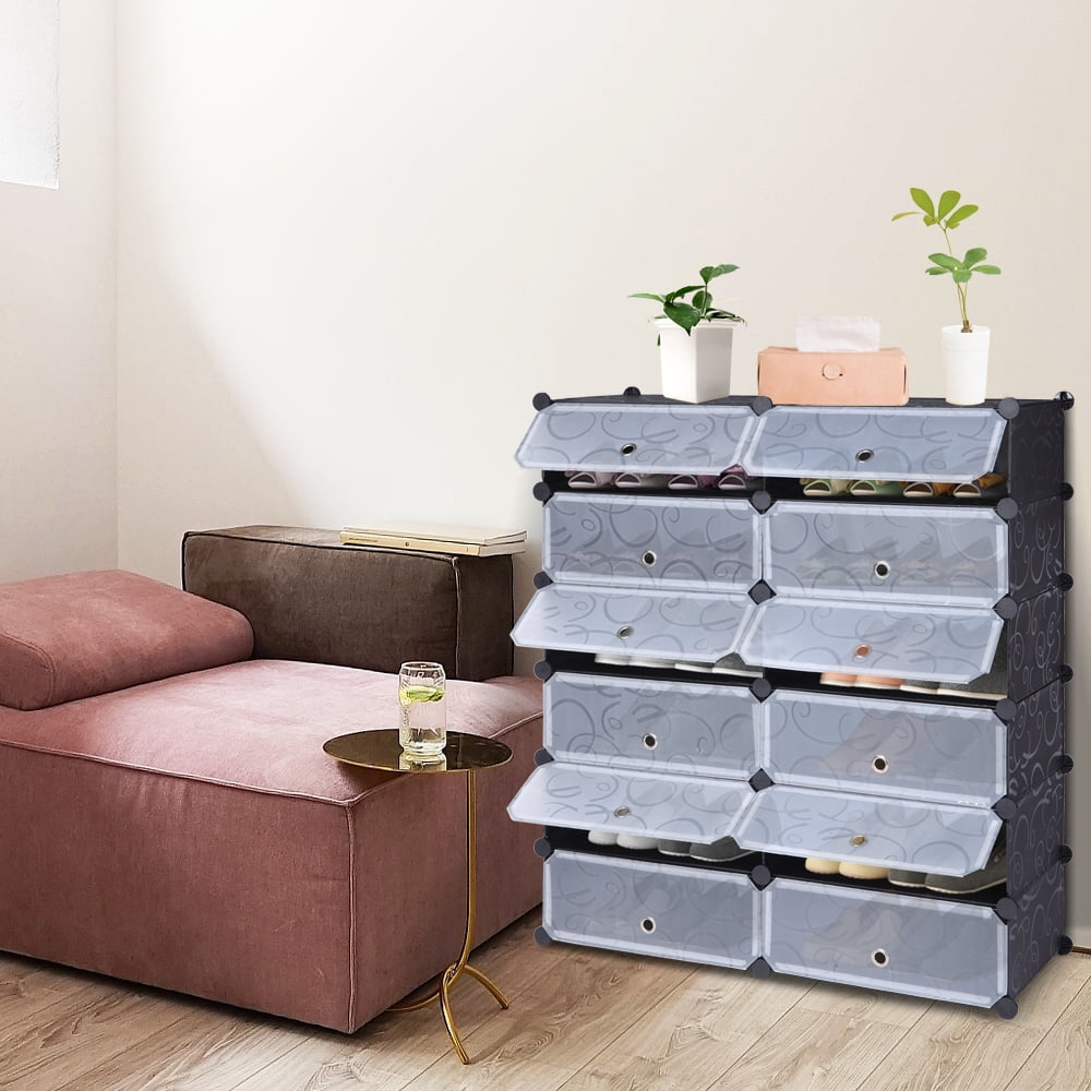 Lowestbest 12 Cube Square Storage Organizer, Bookshelf Closet Organizer Storage Shelves Lowestbest 12 Cube Square Storage Organizer, Bookshelf Closet Organizer Storage Shelves