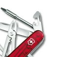 thumbnail image 5 of Victorinox Cyber Tool M Swiss Army Knife 32 Function Swiss Made Pocket Knife With Large Blade, Multiple Bits (Hex, Torx, Philips) and Scissors - Red Transparent, 5 of 6