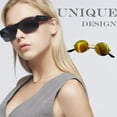 thumbnail image 4 of Minnieouse Gafas de sol de llama Novedad colorida Visión de alta definición Resistente a los golpes Cómodo Duradero Mano de obra fina Gafas Cuidado de ojos Tipo 6, 4 of 6