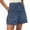 Blue, variant on Breezora Women's High Waist Loose Denim Shorts with Elastic Waist - Baggy Jeans Shorts, Casual Summer Hot Pants