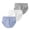 White, variant on akafmk Boys 3-Pack Boxers Briefs Cottons Breathable Soft Stretch Everyday Underwears for Growing Young Boys Kids