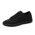 thumbnail image 3 of Willtoo Classic Low-Top Canvas Sneakers for Women Lightweight Lace-Up Casual Walking Shoes with Non-Slip Rubber Sole, Breathable Flat Skate Shoes, 3 of 5