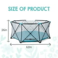 thumbnail image 4 of Regalo My Play Portable Play Yard, Teal, 8-Panel, Indoor and Outdoor, Unisex, 4 of 12